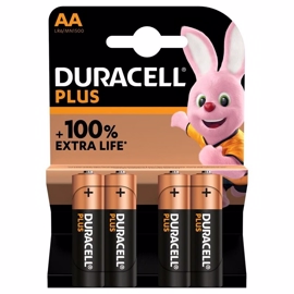 Duracell LR06/AA Alkaline PLUS-batterier